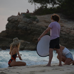 Photoshooting at the Beach 