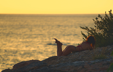 regarder le coucher du soleil